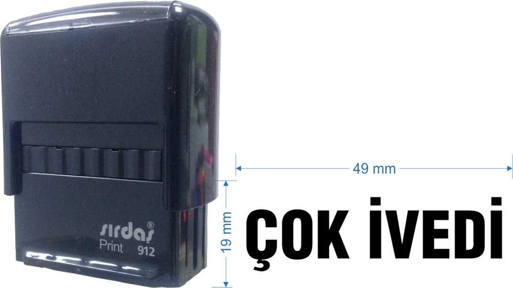Sırdaş 912 Kaşe 'Çok İvedi' Yazısı İle