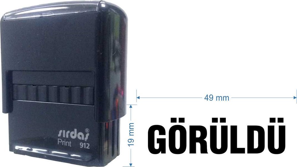 Sırdaş 912 Kaşe 'Görüldü' Yazısı İle