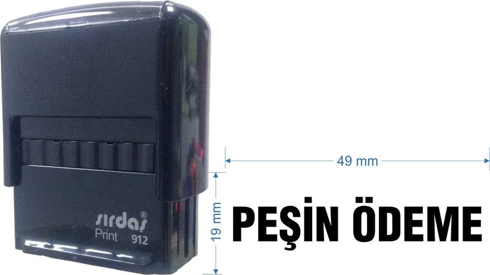 Sırdaş 912 Kaşe 'Peşin Ödeme' Yazısı İle