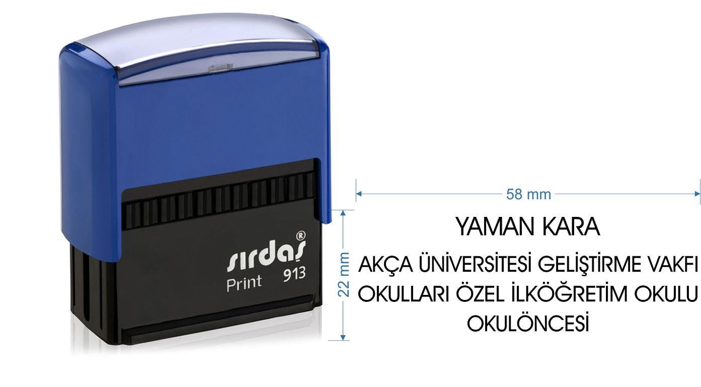 Sırdaş 913 Kişiye Özel Tekstil Kaşesi