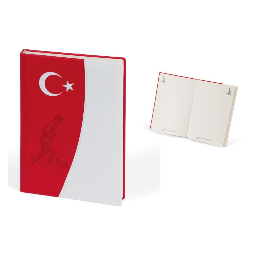 TARİHSİZ DEFTER (17X24 CM)  320 sayfa 3021 Atatürk