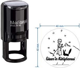 Mobistamps R40 Kişiye Özel Kütüphane Kaşesi