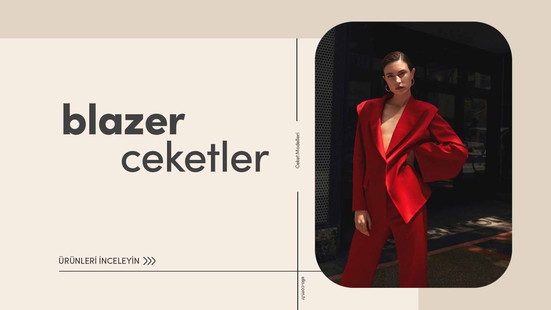 KADIN BLAZER CEKET