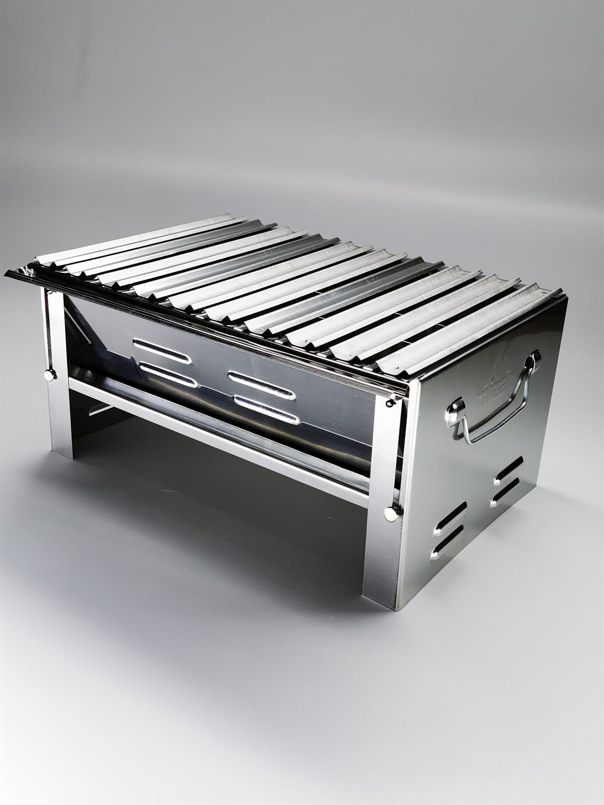 Krom katlanır mangal