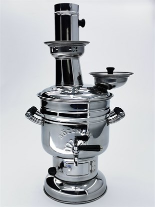 Krom Kömürlü Semaver 4lt.