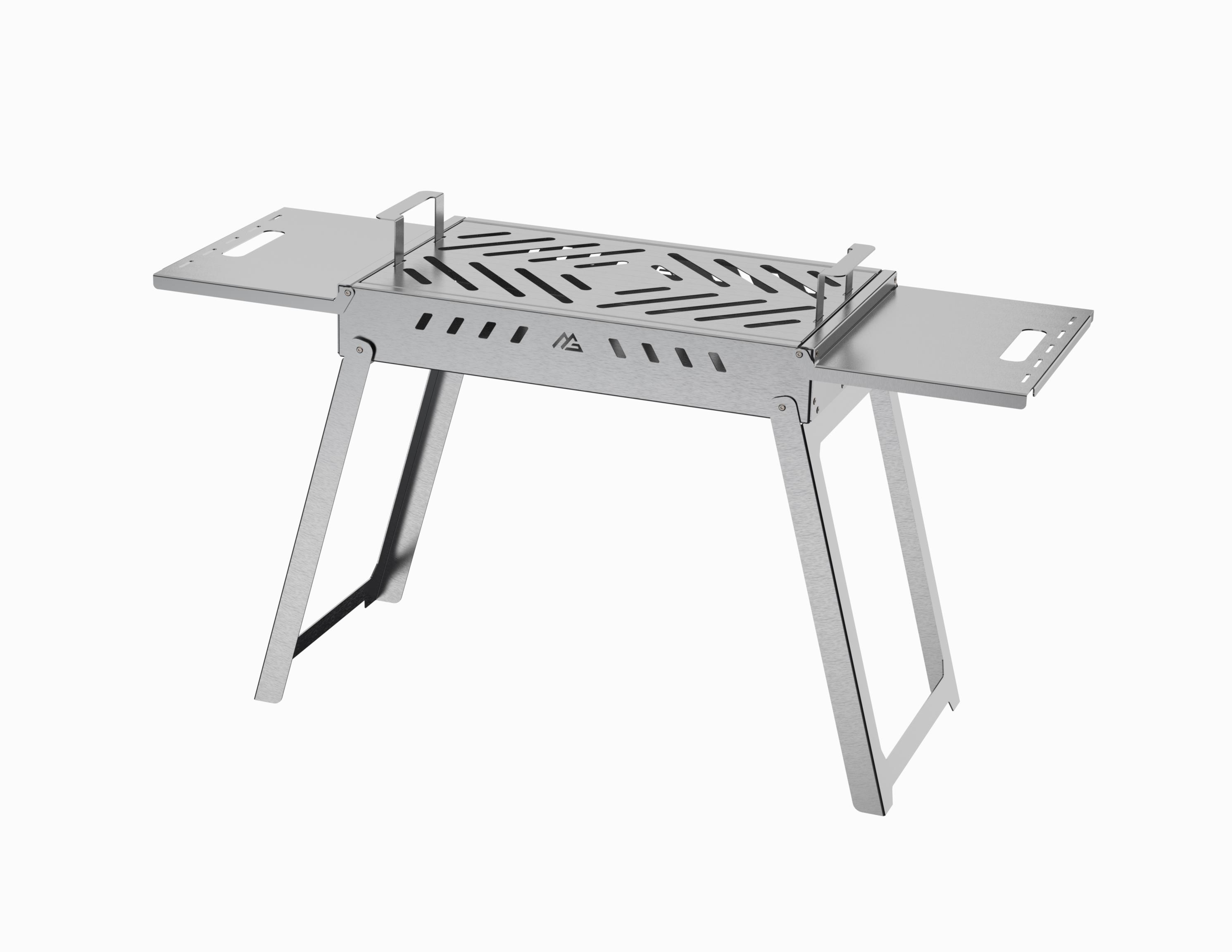 50CM Krom Sehpalı Portatif Mangal