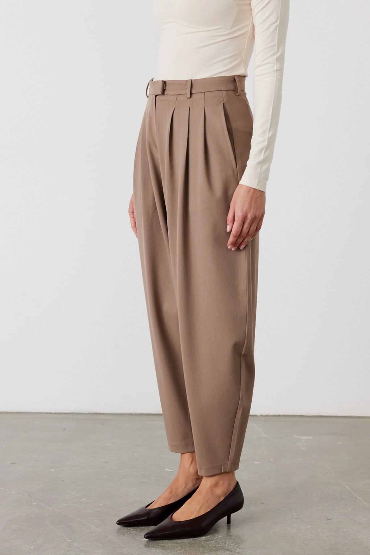 Sculpt Balon Pensli Pantolon Bej 4
