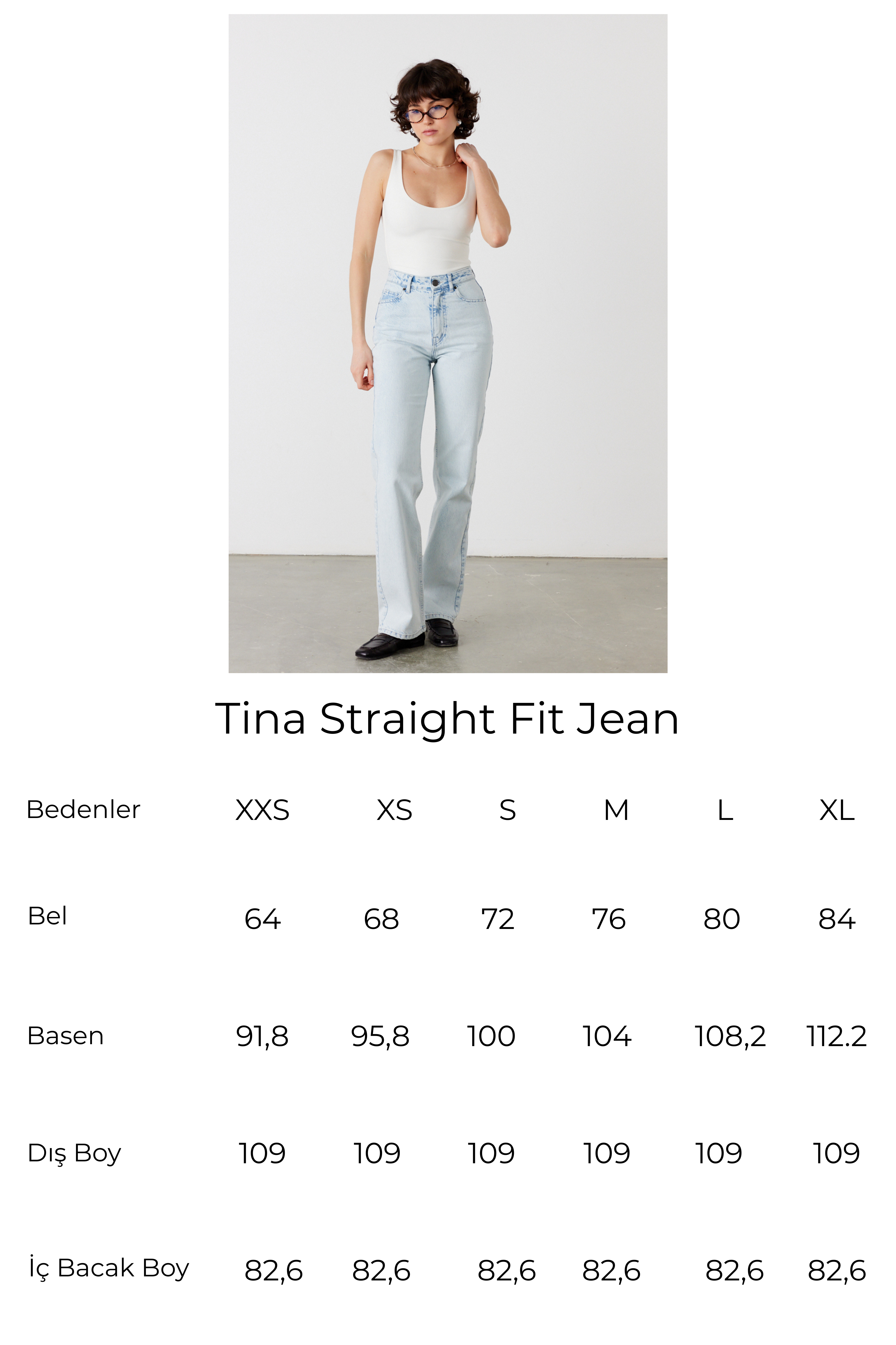 Tina Straight Fit Jean Mavi 14