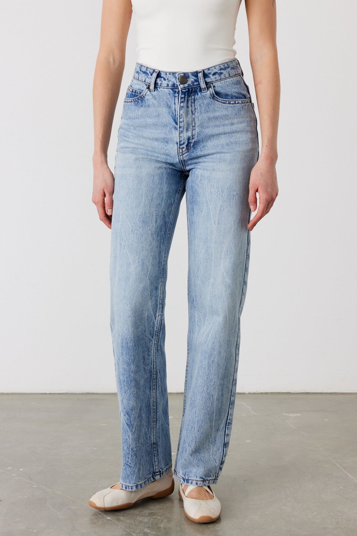 Tina Straight Fit Jean Mavi 4