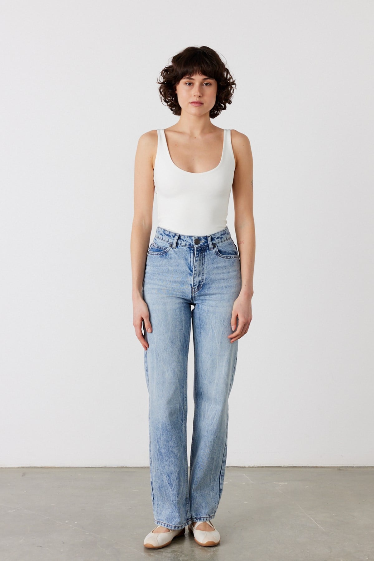 Tina Straight Fit Jean Mavi
