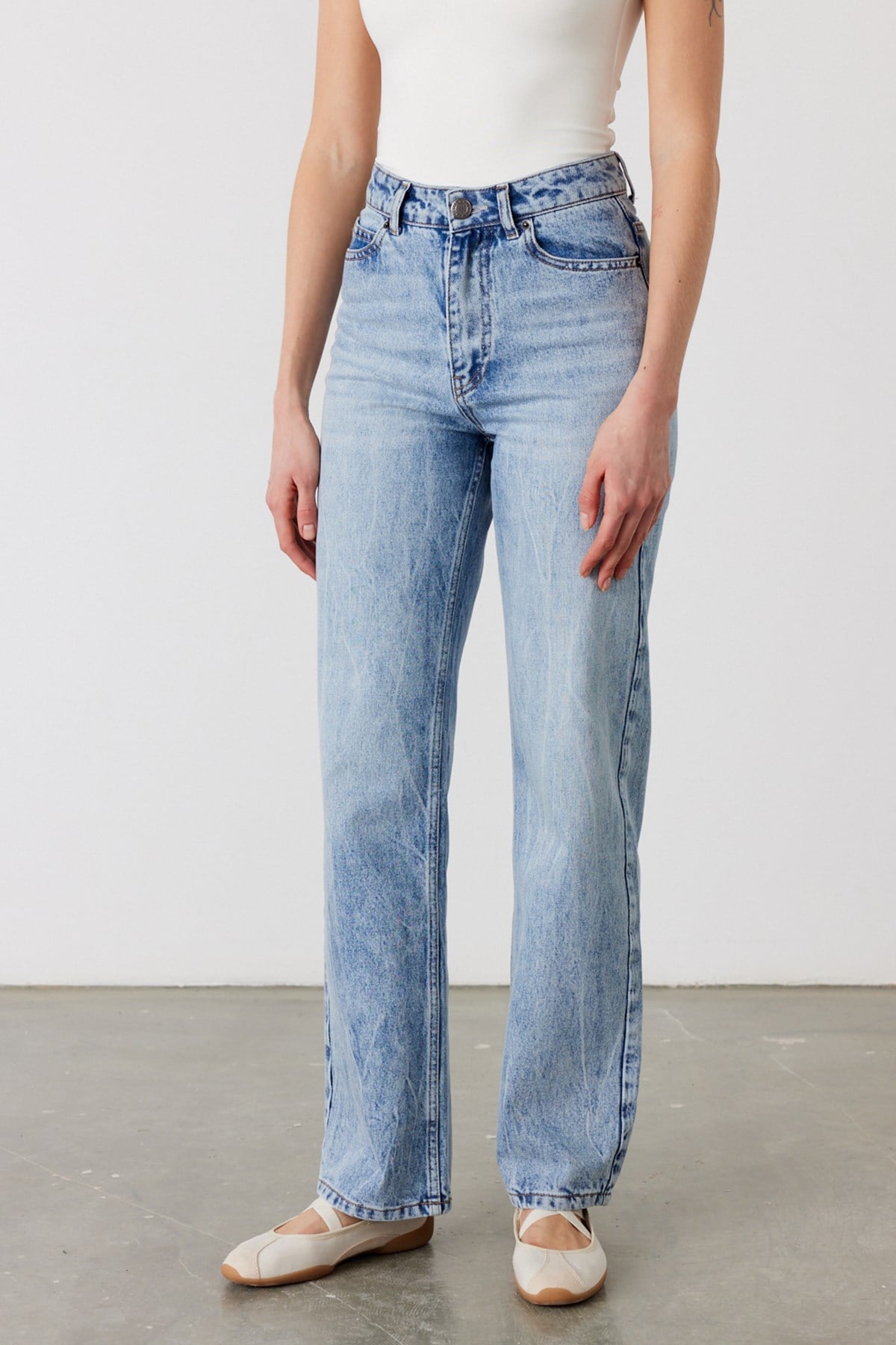 Tina Straight Fit Jean Mavi 3