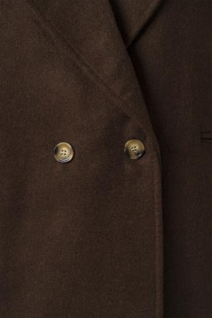 Acı Kahve Mevsimlik Kısa Kaşe Kaban ACI KAHVE