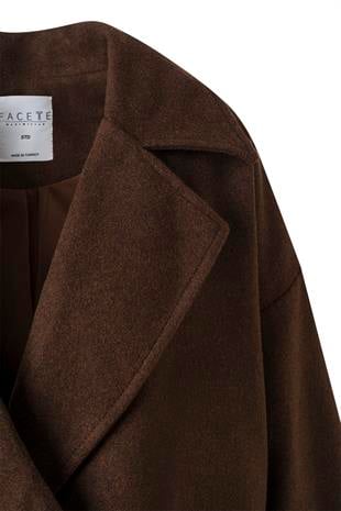 Acı Kahve Mevsimlik Kısa Kaşe Kaban ACI KAHVE