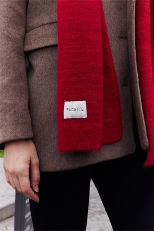 Basic Atkı Kırmızı