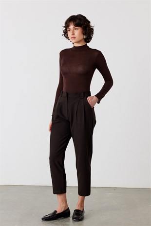 Carrot Fit Pantolon Acı Kahve