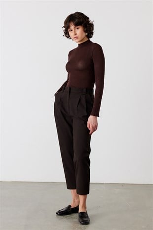 Carrot Fit Pantolon Acı Kahve