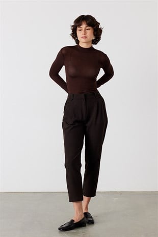 Carrot Fit Pantolon Acı Kahve