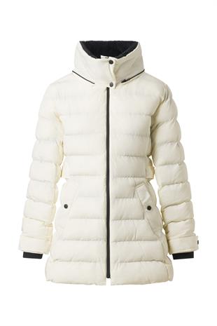 Ekru Kapüşonlu Kar Montu EKRU