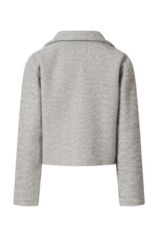 Gri Buklet Cep Detay Ceket GRİ