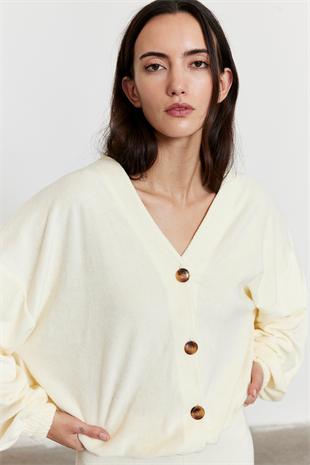 Havlu Kumaş Hırka Bej