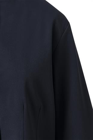 Lacivert Pile Detay Çıtçıtlı Ceket LACİVERT