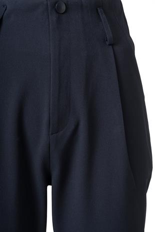 Lacivert Yüksek Bel Carrot Pantolon LACİVERT