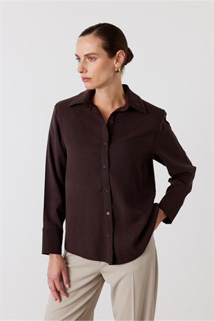 Rive Vatkalı Gömlek Acı Kahve