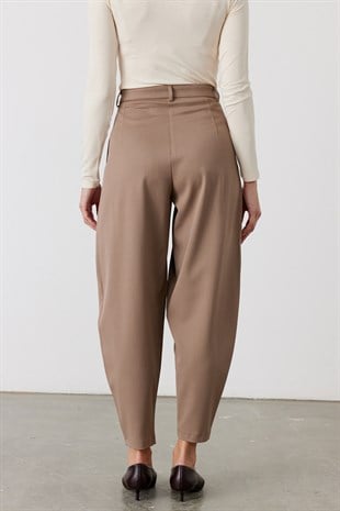 Sculpt Balon Pensli Pantolon Bej