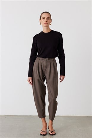 Sculpt Balon Pensli Pantolon Vizon