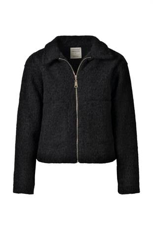 Siyah Buklet Cep Detay Ceket SİYAH