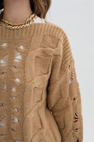 Pointelle Knitwear Sweater