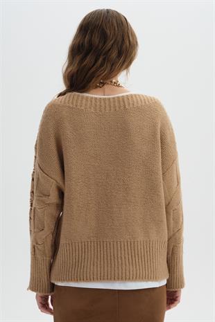 Pointelle Knitwear Sweater