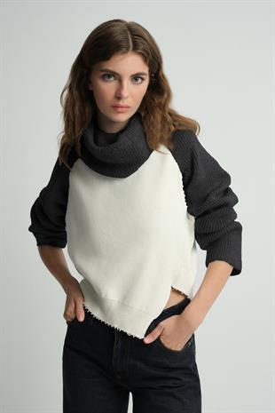 Antrasit Triko Bolero