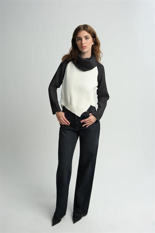 Antrasit Triko Bolero