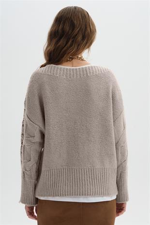 Pointelle Knitwear Sweater