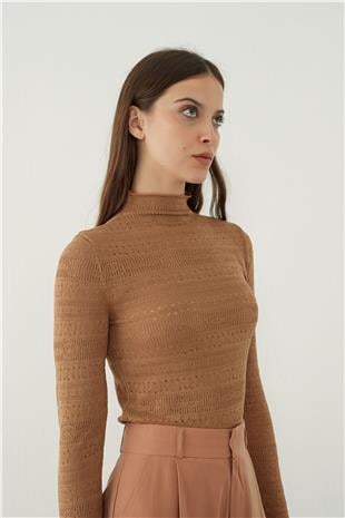 Semi Transparent Knitted Sweater