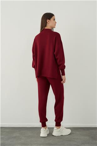 Basic Sweater Trousers Knitwear Set