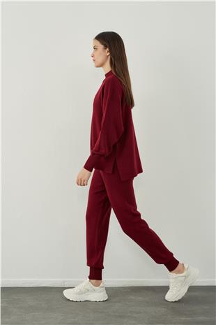 Basic Sweater Trousers Knitwear Set