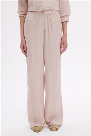 Buruşuk Görünümlü Pantolon