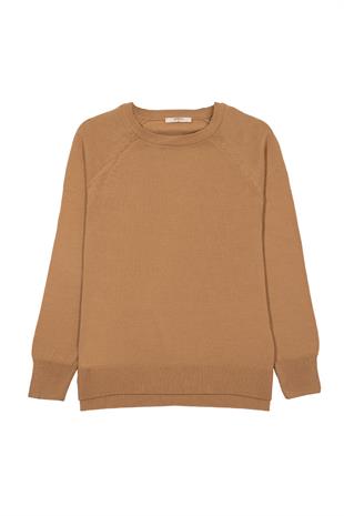 Camel Bisiklet Yaka Kazak