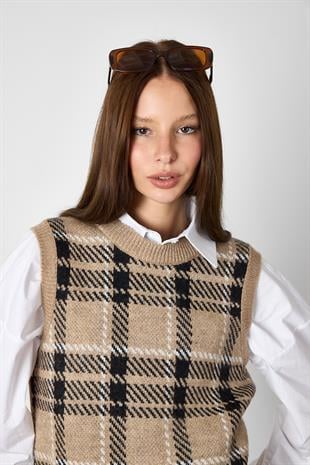 Camel EKOSELİ BİSİKLET YAKA YELEK