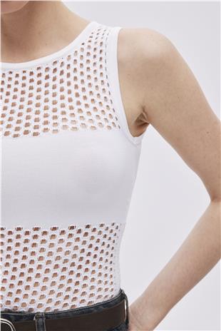 Ecru Snap Knitwear Body