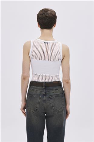 Ecru Snap Knitwear Body