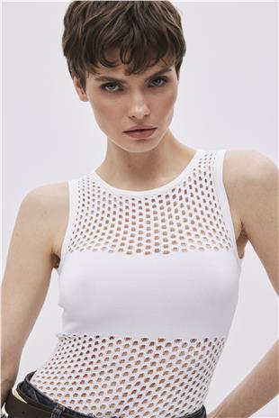 Ecru Snap Knitwear Body