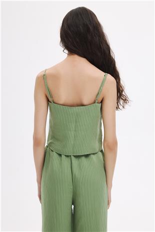 Fiyonklu Dokulu Bluz