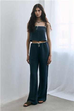 Fiyonklu Dokulu Bluz