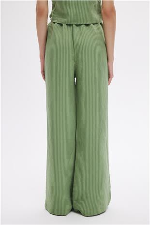 Fiyonklu Dokulu Pantolon