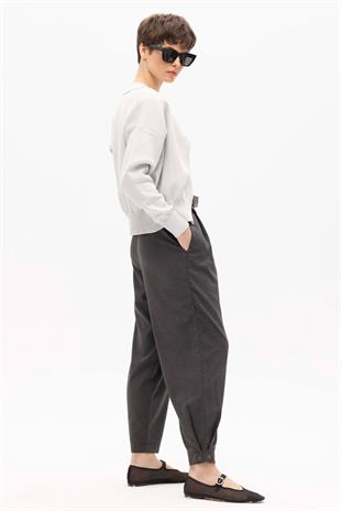 Grey Lurex Bomber Knitwear Cardigan