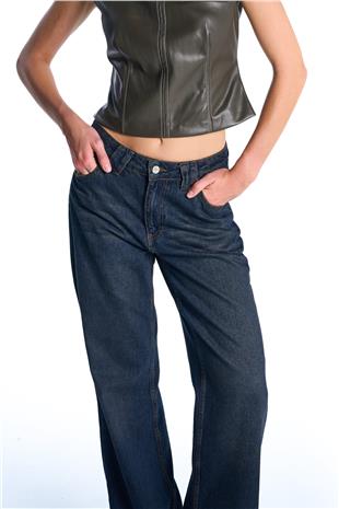 Haki Suni Deri Crop Top