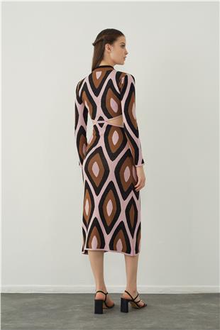 Cut-out Long Knitted dress